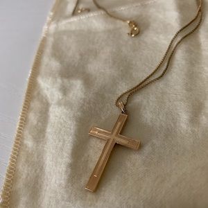 10k Gold Cross Necklace